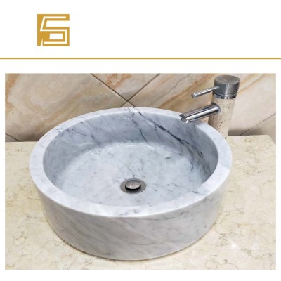 Stone Sink Carrara White  Marble Wash Basin stone marble basin bathroom sink