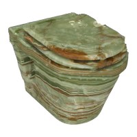 Excellent design Green onyx marble toilet without tank