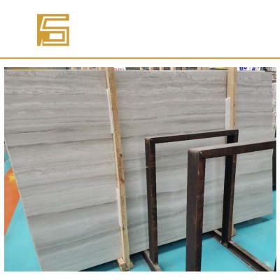 Wood marble China white wood grain marble slabs wood veins marble flooring wall tils