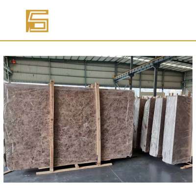 Turkey Crystal Emperador Stone Marble Slabs For Indoor Wall  Decoration Flooring Tiles