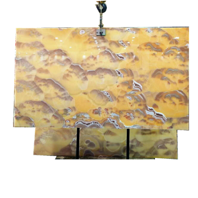 orange jade yellow onyx marble with white red veins for bathtub